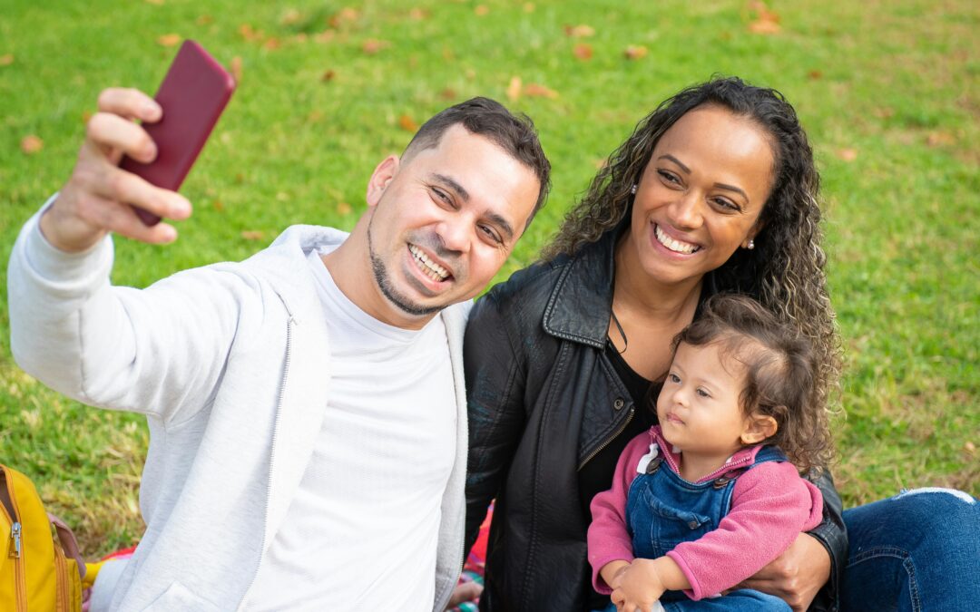 selfie familia